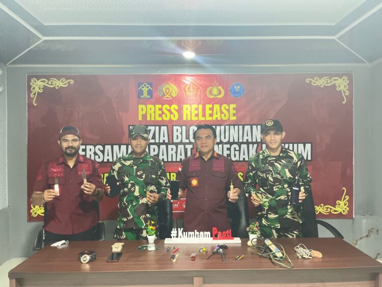 Lagi, Lapas Tarakan Razia Kamar Hunian Warga Binaan,  Handphone dan Sajam Masih Ditemukan