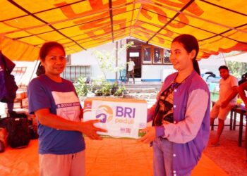 Gerak Cepat BRI Salurkan Bantuan Kepada Korban Terdampak Erupsi Gunung Lewatobi