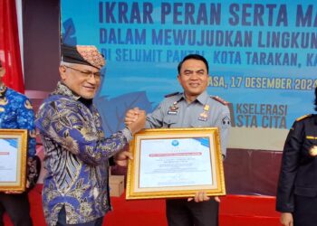 Dukung Program P4GN, Lapas Tarakan Terima Penghargaan dari BNN RI