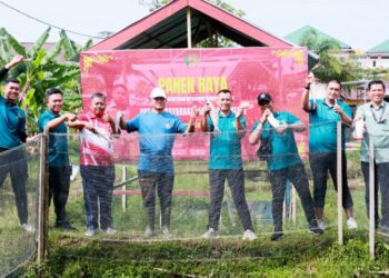Upaya Dukung Ketahanan Pangan, Lapas Tarakan Panen Ikan dan Sayur Hidroponik