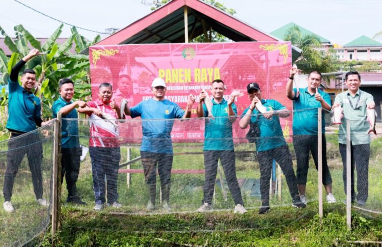 Upaya Dukung Ketahanan Pangan, Lapas Tarakan Panen Ikan dan Sayur Hidroponik