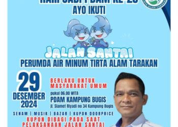 Bertabur Hadiah Menarik, Jalan Santai Bersama Meriahkan Hari Jadi PDAM ke-25, Cek Jadwalnya!