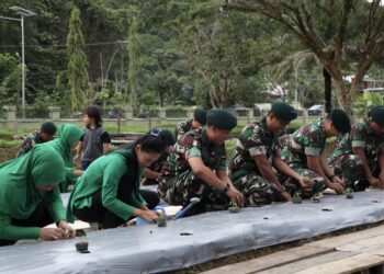 1.200 Bibit Cabai dan 8.000 Benin Lele Ditebar, Yonif 613 RJA Dukung Program Asta Cita Presiden RI Prabowo Subianto