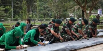 1.200 Bibit Cabai dan 8.000 Benin Lele Ditebar, Yonif 613 RJA Dukung Program Asta Cita Presiden RI Prabowo Subianto