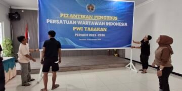 Besok Pelantikan Pengurus PWI Tarakan Masa Bakti 2023-2026, Persiapan 90 Persen