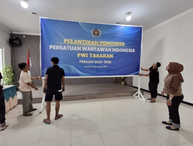 Besok Pelantikan Pengurus PWI Tarakan Masa Bakti 2023-2026, Persiapan 90 Persen