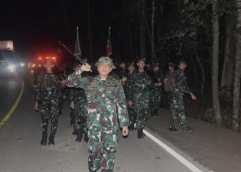 Prajurit 613 RJA  Berprestasi, Sukses  Bawa Pulang Juara Dua Lomba Pleton Beranting Yudha Wastu Pramuka Jaya Kodam VI Mulawarman