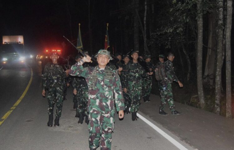 Prajurit 613 RJA  Berprestasi, Sukses  Bawa Pulang Juara Dua Lomba Pleton Beranting Yudha Wastu Pramuka Jaya Kodam VI Mulawarman