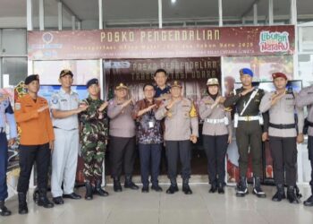 Kapolda Kaltara Sambangi Pos Pengamanan Tarakan di Momen Nataru