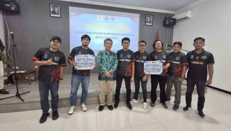 Wujud Perhatian Pemkot Tarakan, Beri Bonus ke Atlet Berprestasi PWI Tarakan