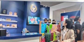 Membanggakan! Batik Karya Warga Binaan Lapas Tarakan Diborong di Momen Pameran Kampung Hukum 2025