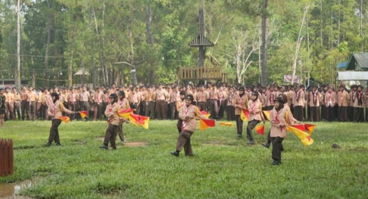 Usung Tema Generasi Cerdas Berkarakter Mandiri, Pangkalan Kepramukaan SMAN 2 Gelar Perkemahan