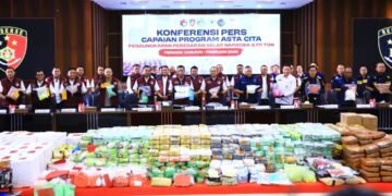 Hanya Dua Bulan, Bareskrim Polri  Berhasil Ungkap  6.881 Kasus Narkoba