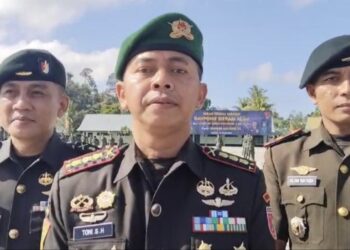 Resmi Berganti, Yonif Rider 613 RJA Dipimpin Mayor Inf Alim Sa’adi