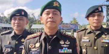 Resmi Berganti, Yonif Rider 613 RJA Dipimpin Mayor Inf Alim Sa’adi