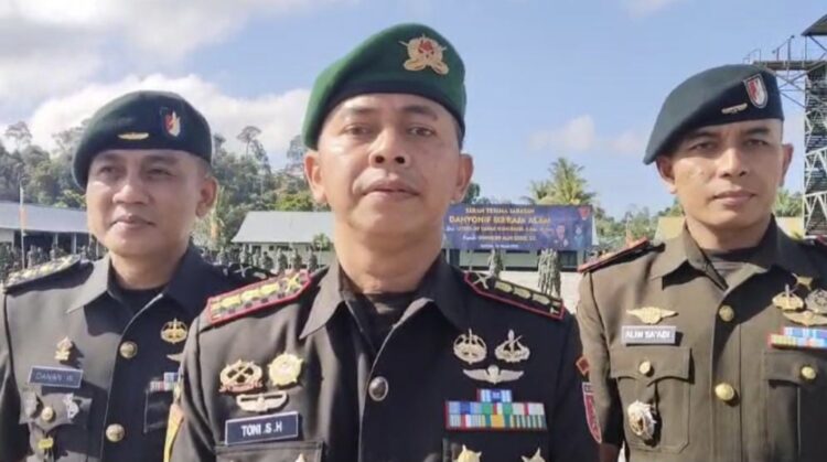 Resmi Berganti, Yonif Rider 613 RJA Dipimpin Mayor Inf Alim Sa’adi