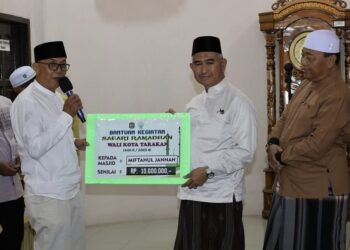 Wali Kota Tarakan Laksanakan Safari Ramadhan di Masjid Miftahul Jannah