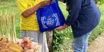 PWI Tarakan Gelar PWI Peduli 2025, Bagikan Puluhan Paket Sembako untuk Warga Kurang Mampu