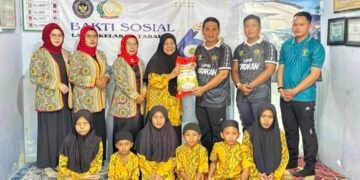 Rangkaian Peringatan HBP ke-61, Lapas Tarakan Serahkan Paket Bansos ke Yayasan Panti Asuhan