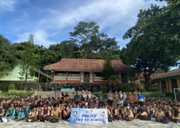 Police Go To School, Upaya Satlantas Polres Tarakan Tingkatkan Kesadaran Pelajar Tertib Berlalu Lintas
