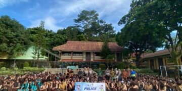 Police Go To School, Upaya Satlantas Polres Tarakan Tingkatkan Kesadaran Pelajar Tertib Berlalu Lintas