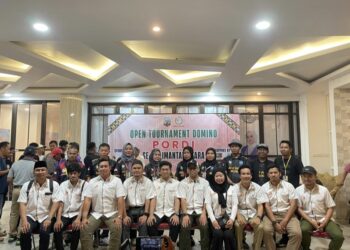 Dua Hari Open Turnamen Domino Pordi Kaltara Digelar, 8 Pasangan Terbaik Siap Dikirim ke Menpora Cup I