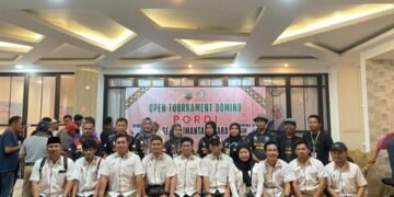 Dua Hari Open Turnamen Domino Pordi Kaltara Digelar, 8 Pasangan Terbaik Siap Dikirim ke Menpora Cup I
