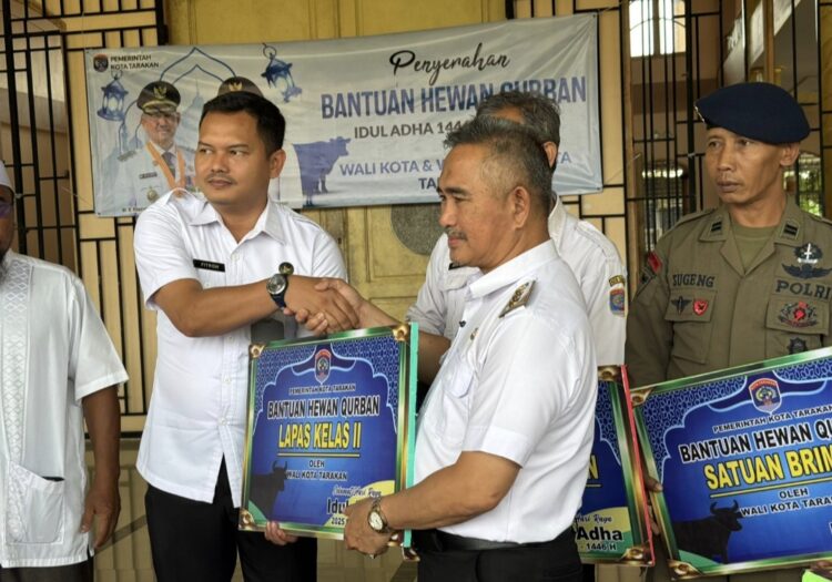 Lapas Tarakan Terima Bantuan Hewan Kurban dari Pemkot Tarakan