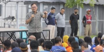 Kunjungan ke Lapas Tarakan, Staff Ahli Kemenko Polkam Beri Motivasi Ribuan Warga Binaan