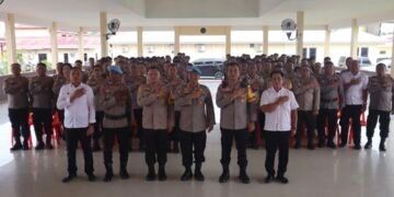 Pembinaan Etika Profesi Polri Di Polres Tarakan, Dipimpin Kabid Propam Polda Kaltara