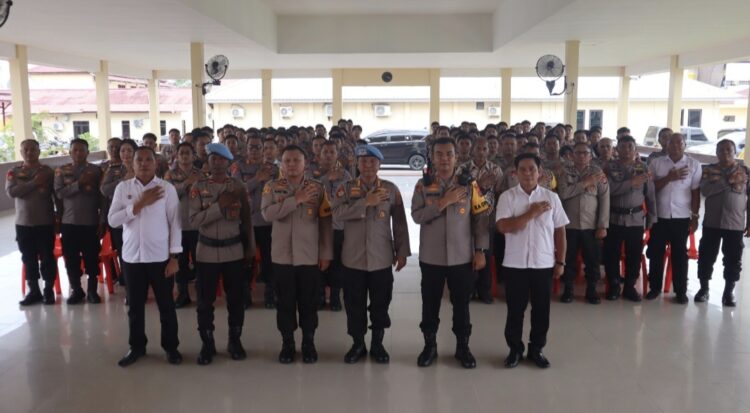 Pembinaan Etika Profesi Polri Di Polres Tarakan, Dipimpin Kabid Propam Polda Kaltara