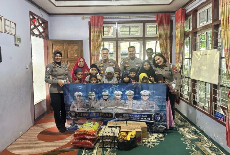 Jumat Sebar Menyasar Panti Asuhan Berkah Ar-Rahim, Wujud Kehadiran Polri di Tengah Masyarakat
