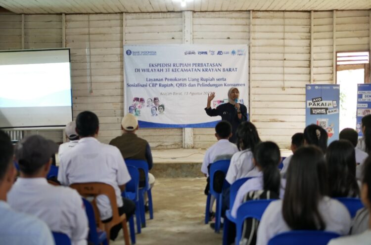 BI Kaltara Edukasi Cinta Bangga dan Paham Rupiah  Warga Krayan Barat, Kenalkan Transaksi Digital QRIS