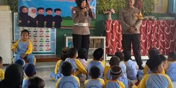 Polisi Sahabat Anak, Satlantas Polres Tarakan Edukasi Murid PAUD Tentang Keselamatan