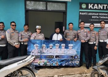 Jumat Sebar Pekan Ini Sasar Panti Asuhan Rodhatul Jannah Tarakan, Wujud Kehadiran Polri untuk Masyarakat