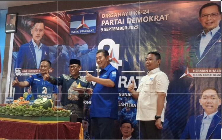 Peringatan HUT ke-24 Demokrat Berlangsung Sederhana, Yansen TP: Kader Harus Bijak, Tunjukkan Rasa Empati dan Solidaritas