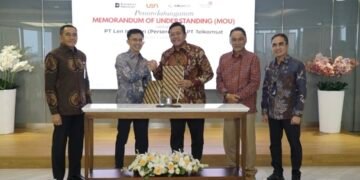 Telkomsat dan PT Len Industri Persero Teken MoU  Perkuat Kolaborasi Pertahanan Berbasis Satelit