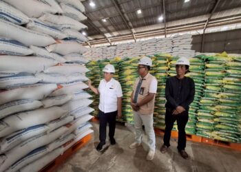 Komisi IV DPR RI Dapil Kaltara, H. Hasan Saleh Tinjau Gudang Bulog Tarakan, Tegaskan Area Bersih, Stok Aman