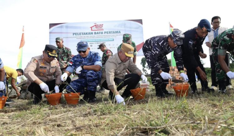 Serentak di Seluruh Indonesia, Wali Kota Tarakan Pimpin Peletakan Batu Pertama Pembangunan Gerai Koperasi Merah Putih