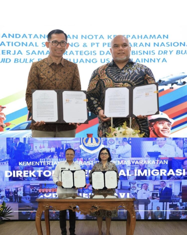 Perkuat Bisnis Barang, PELNI Gandeng Ditjen Imigrasi dan Pertamina International Shipping