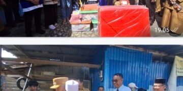 Korban Kebakaran Terima Bantuan, Sambangi Bapak K.H.Zainuddin Dalilah, Wali Kota Tarakan Ikut Beri Dukungan Moril