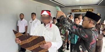 Napiter Lapas Tarakan Ikrar Setia Kepada NKRI, Komitmen Pegang Teguh Pancasila dan UUD 1945