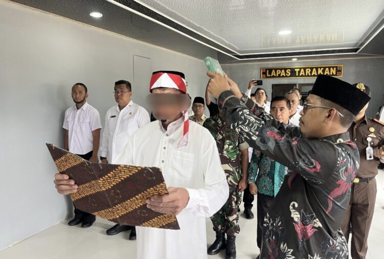 Napiter Lapas Tarakan Ikrar Setia Kepada NKRI, Komitmen Pegang Teguh Pancasila dan UUD 1945