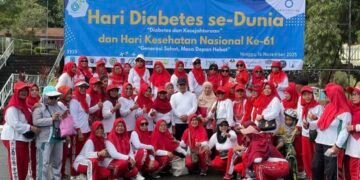 Wali Kota Tarakan Peringati Hari Diabetes Sedunia dan HKN ke-61, Ingatkan Pentingnya Pola Hidup Sehat