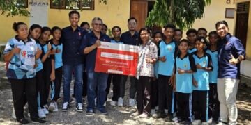 Telkom Salurkan 111.500 GB Kuota Internet ke 21 Sekolah di Wilayah 3T, Realisasi Komitmen Digiland Run 2025