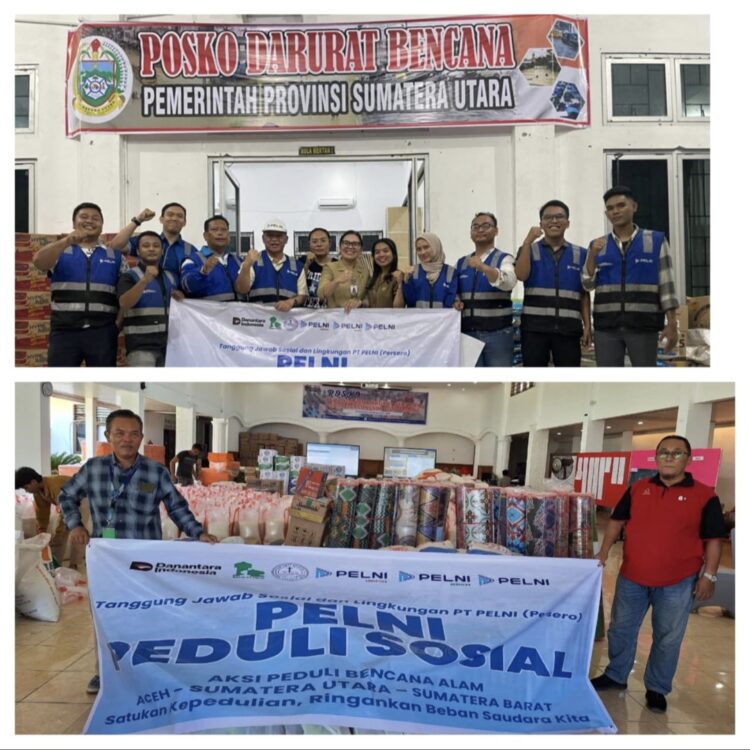 Wujud Peduli Korban Banjir Bandang Sumatera Utara dan Sumatera Barat, PELNI Ikut Salurkan Bantuan Darurat