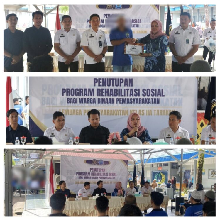 Rehabilitasi Pemasyarakatan Sukses Digelar, Inisiasi BNNP Kaltara Bersama Lapas Tarakan Wujudkan P4GN