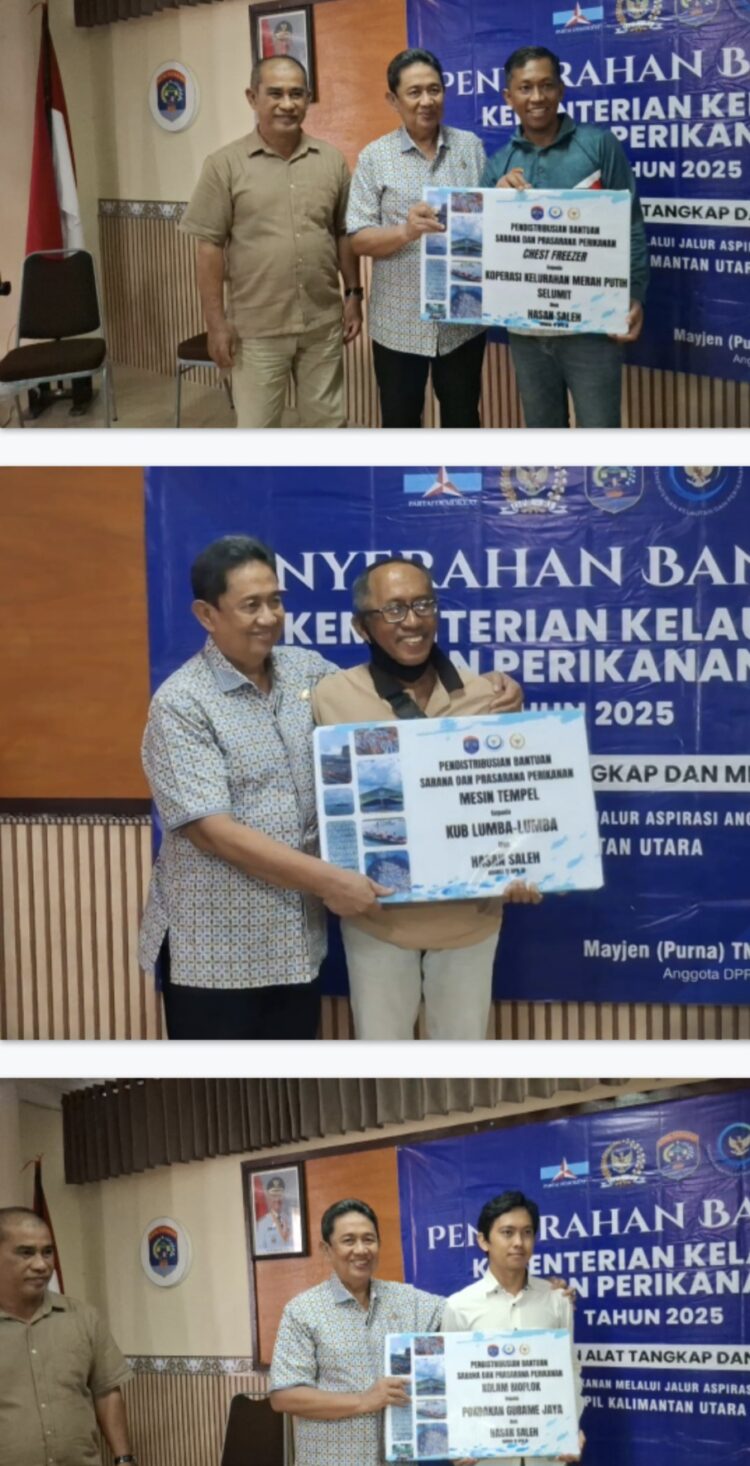 Kelompok Nelayan hingga Poklahsar dan Koperasi Merah Putih Terima Bantuan dari Anggota DPR RI Dapil Kaltara Hasan Saleh, Harapkan Dirawat Seperti Milik Sendiri
