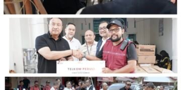 Telkom Group Salurkan Bantuan Kemanusiaan dan Aktifkan 13 Titik Internet Satelit untuk Korban Bencana Sumatera