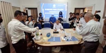 555 Butir Pil Ekstasi dan 707,37 Gram Sabu Dimusnahkan BNNP Kaltara